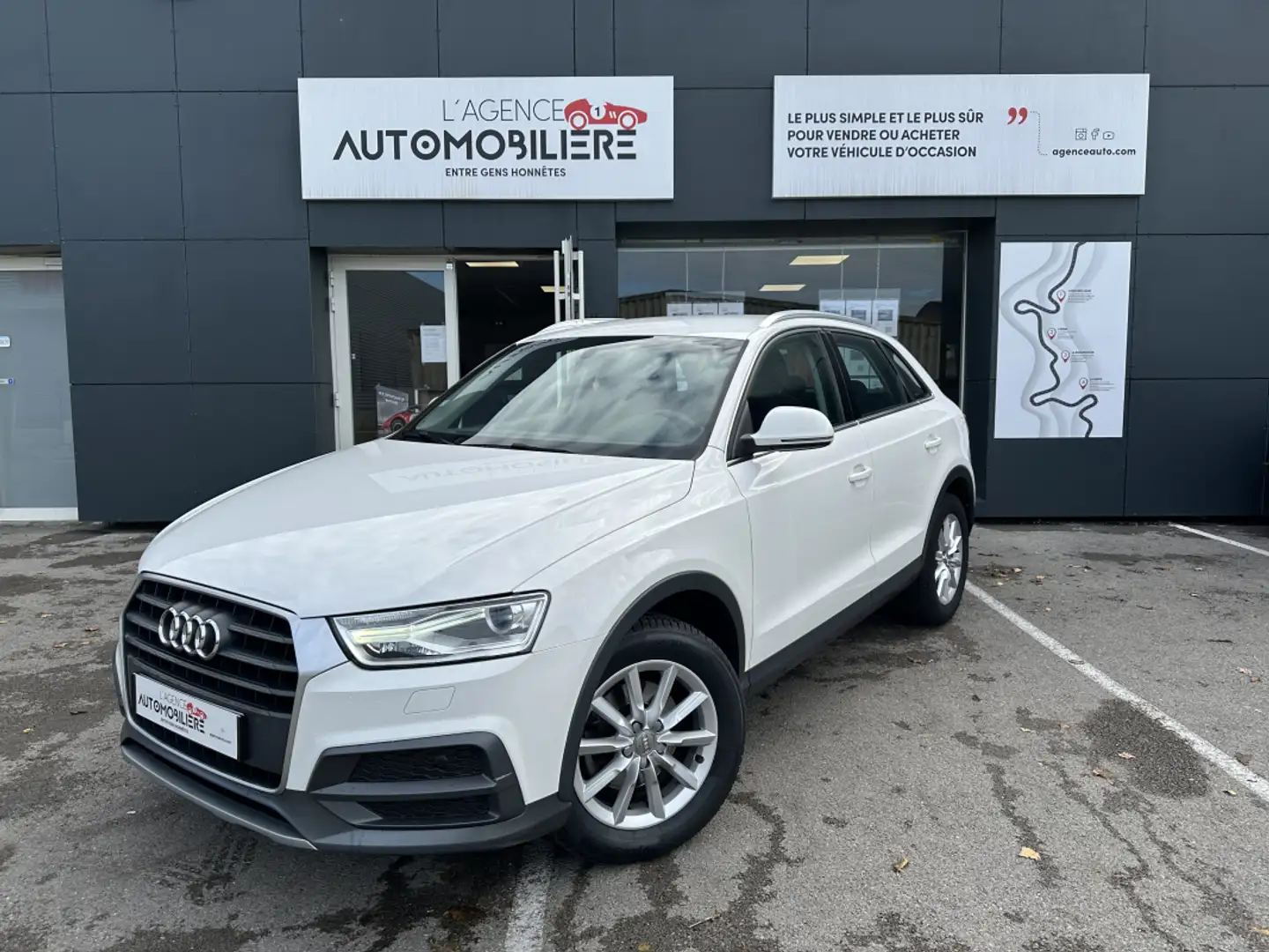 Audi Q3 2.0L TDI 150cv Business Line ORIGINE FRANCE Blanc - 1