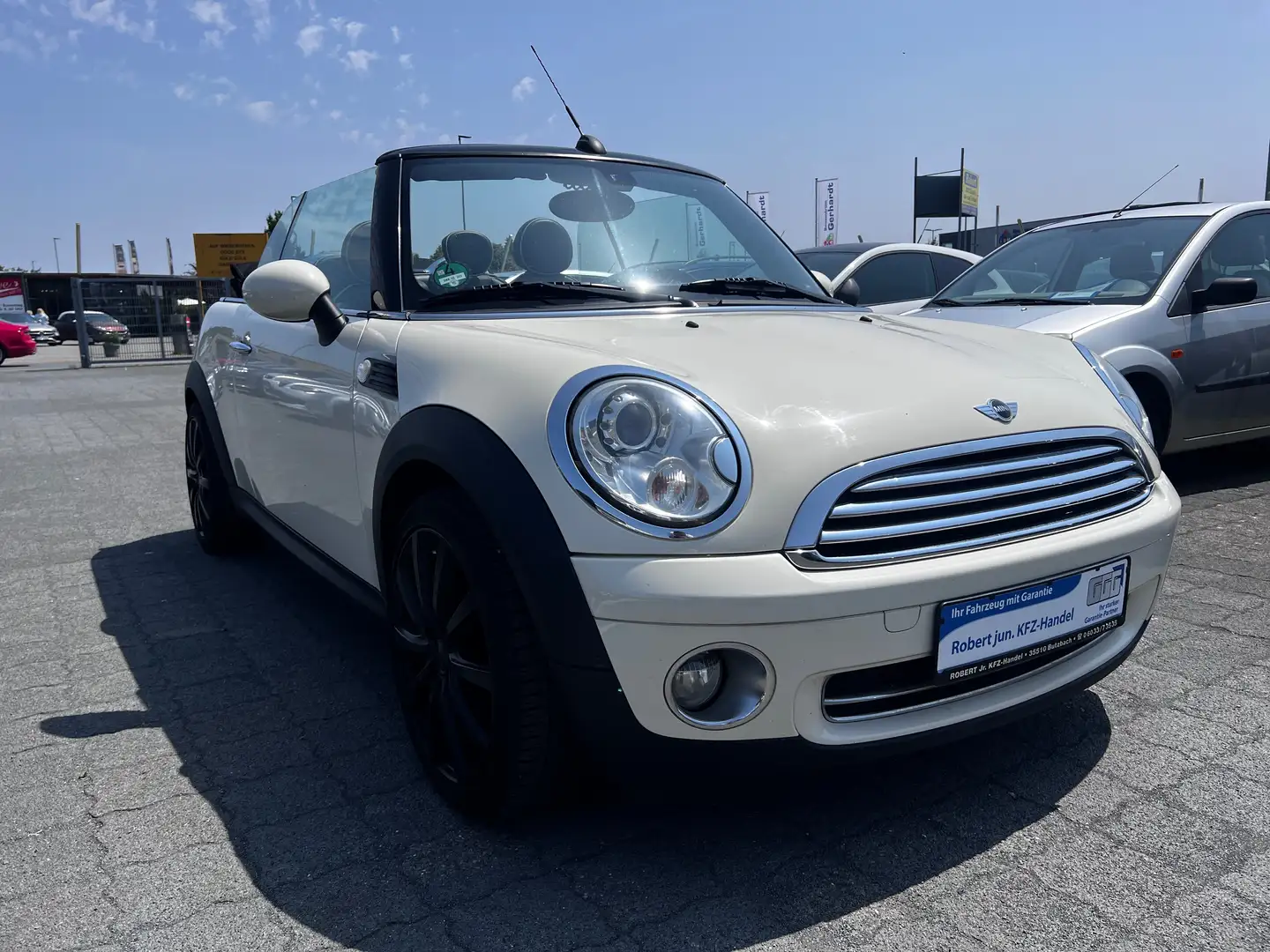 MINI Cooper Cabrio Cooper 1.6 Voll-Leder Xenon Blanc - 1