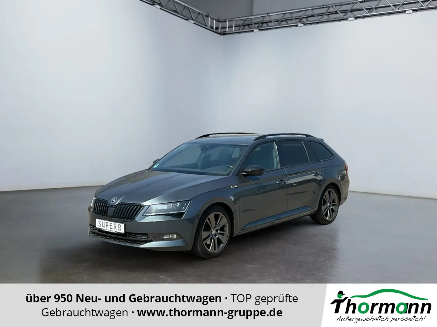 Skoda Superb Combi Sportline 1.4 TSI ACT ACC Pano AHK Grau - 1