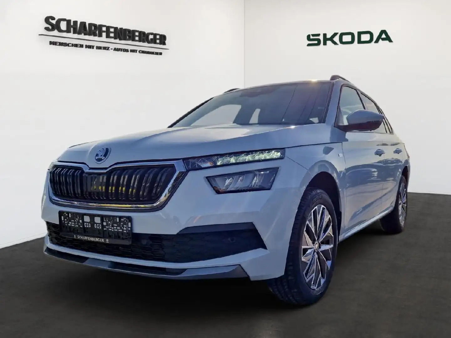 Skoda Kamiq Tour DSG *RFK,Beh.WSS,NAVI,KESSY* Blanc - 1