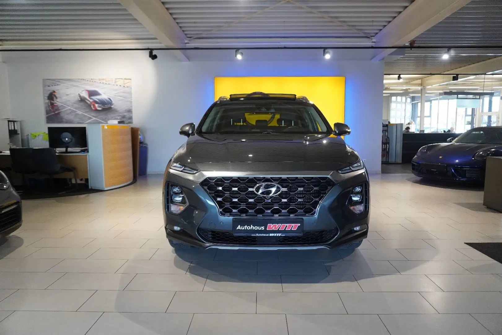 Hyundai SANTA FE Premium ~Pano~ACC~HUD~Krell~360°~ Grau - 2
