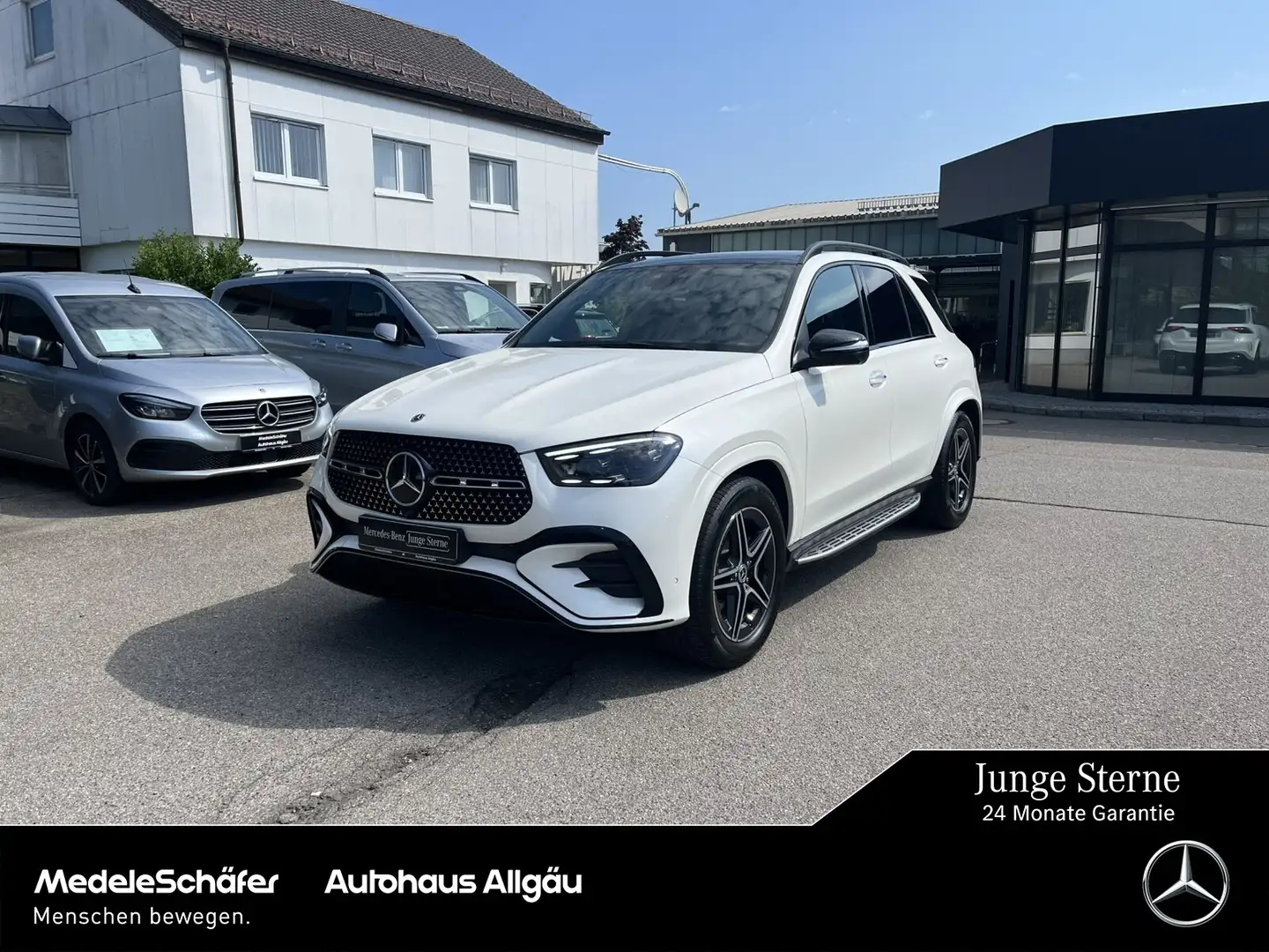 Mercedes-Benz GLE 450 GLE 450 d 4M AMG Premium 360° Airmatic AHK NP125 Weiß - 1