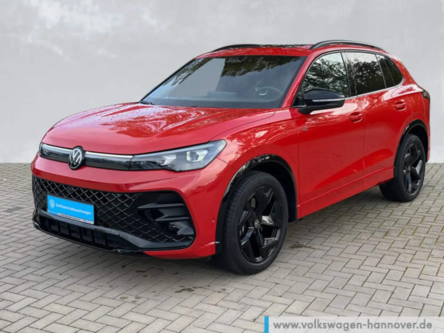 Volkswagen Tiguan 2.0 TDI DSG R-Line Navi AHK Pano Kamera H Rot - 2