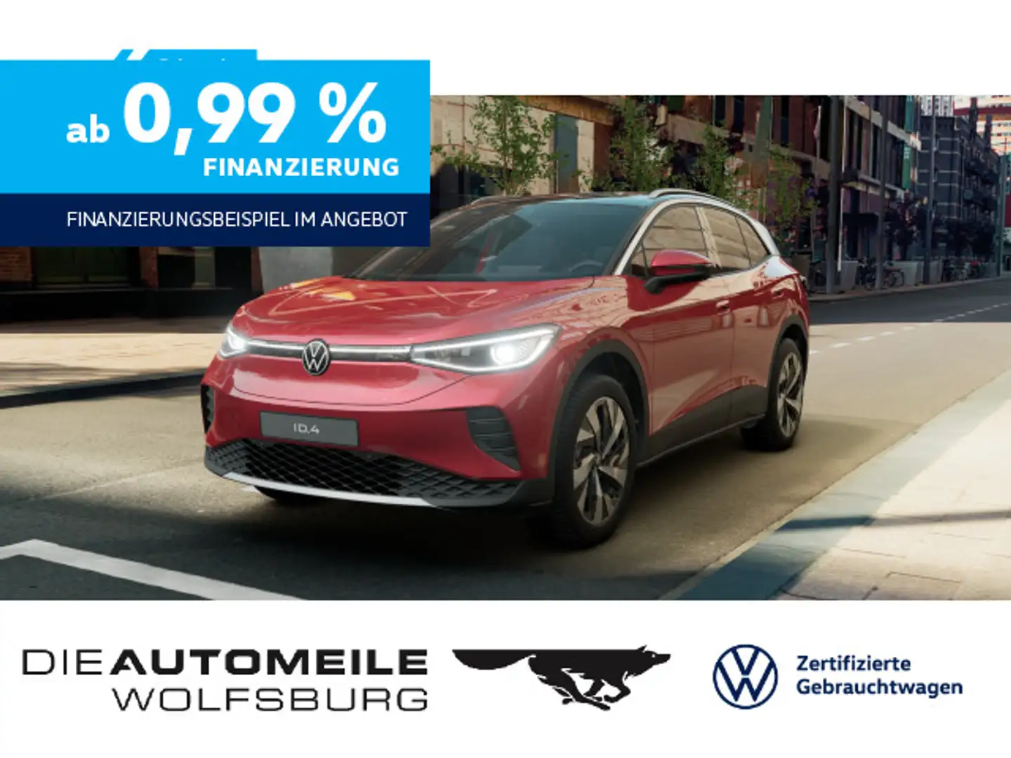 Volkswagen ID.4 4Motion Pro Matrix/HeadUp/H+K/AHK/ACC Rot - 1