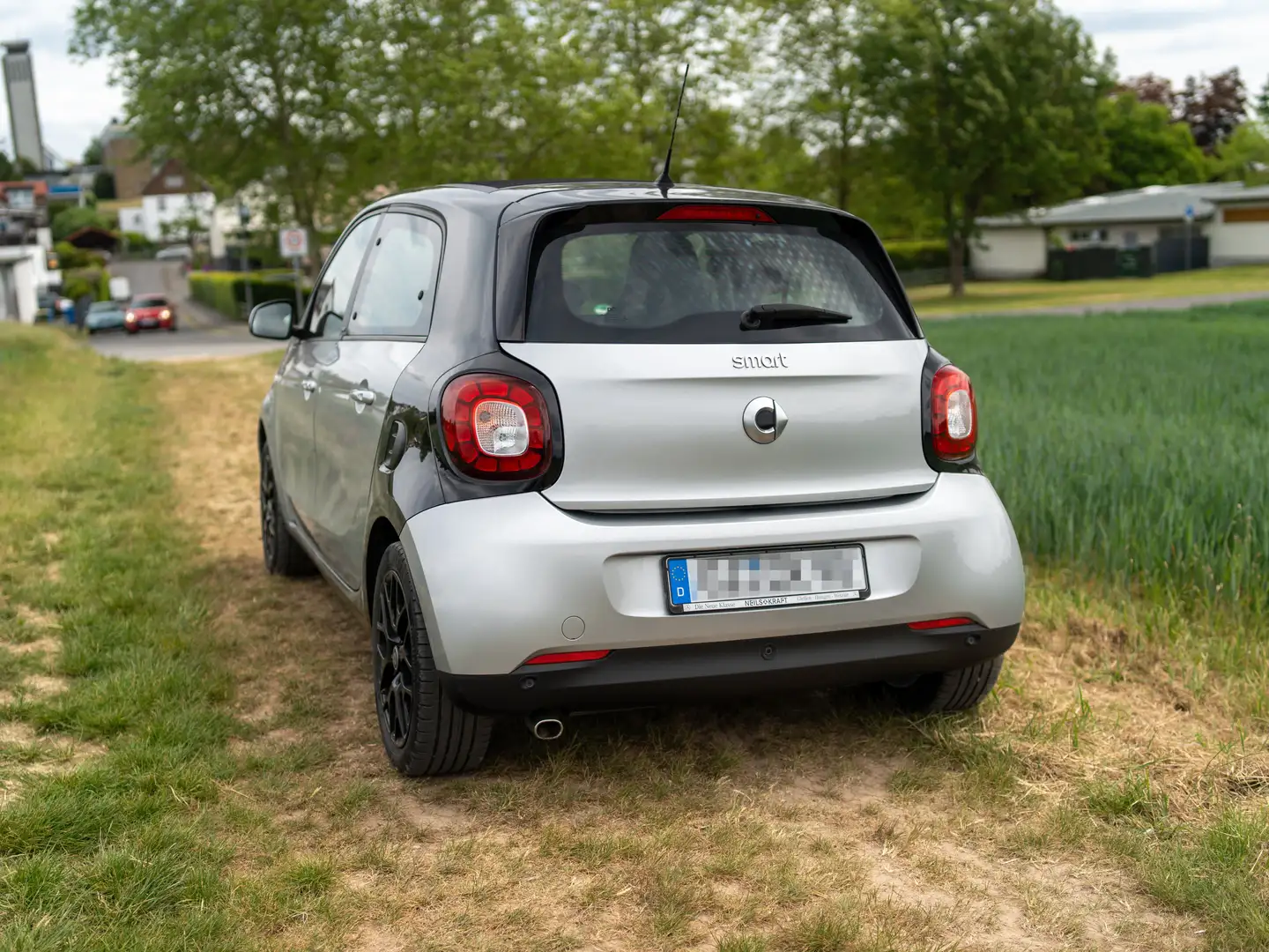 smart forFour passion*90 PS*Automatik*Sportpaket*Faltdach*Klima Silber - 2