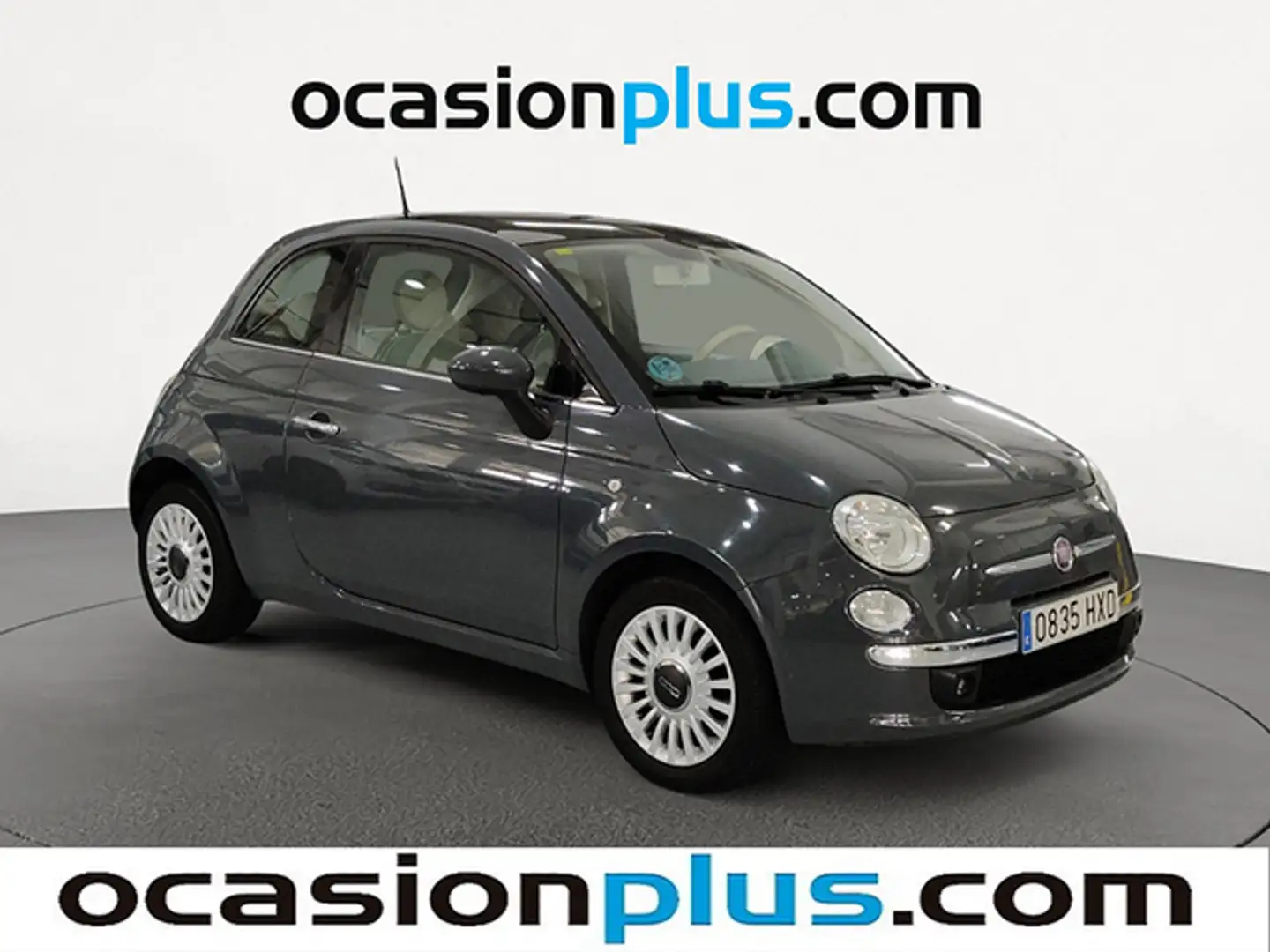 Fiat 500 1.2 Lounge Gris - 2
