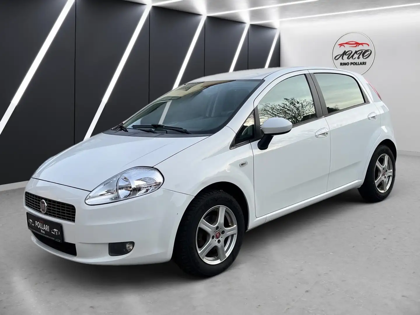 Fiat Grande Punto 1.4 8V Klima 35tkm 1 Hand Weiß - 2