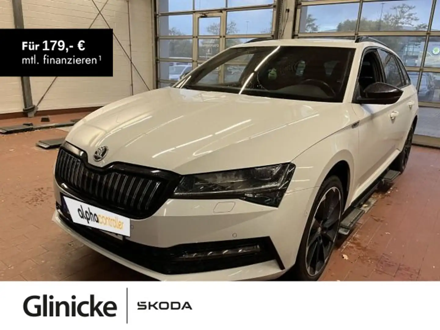 Skoda Superb Combi 1.4 TSI DSG Sportline iV AHK Kamera Weiß - 1