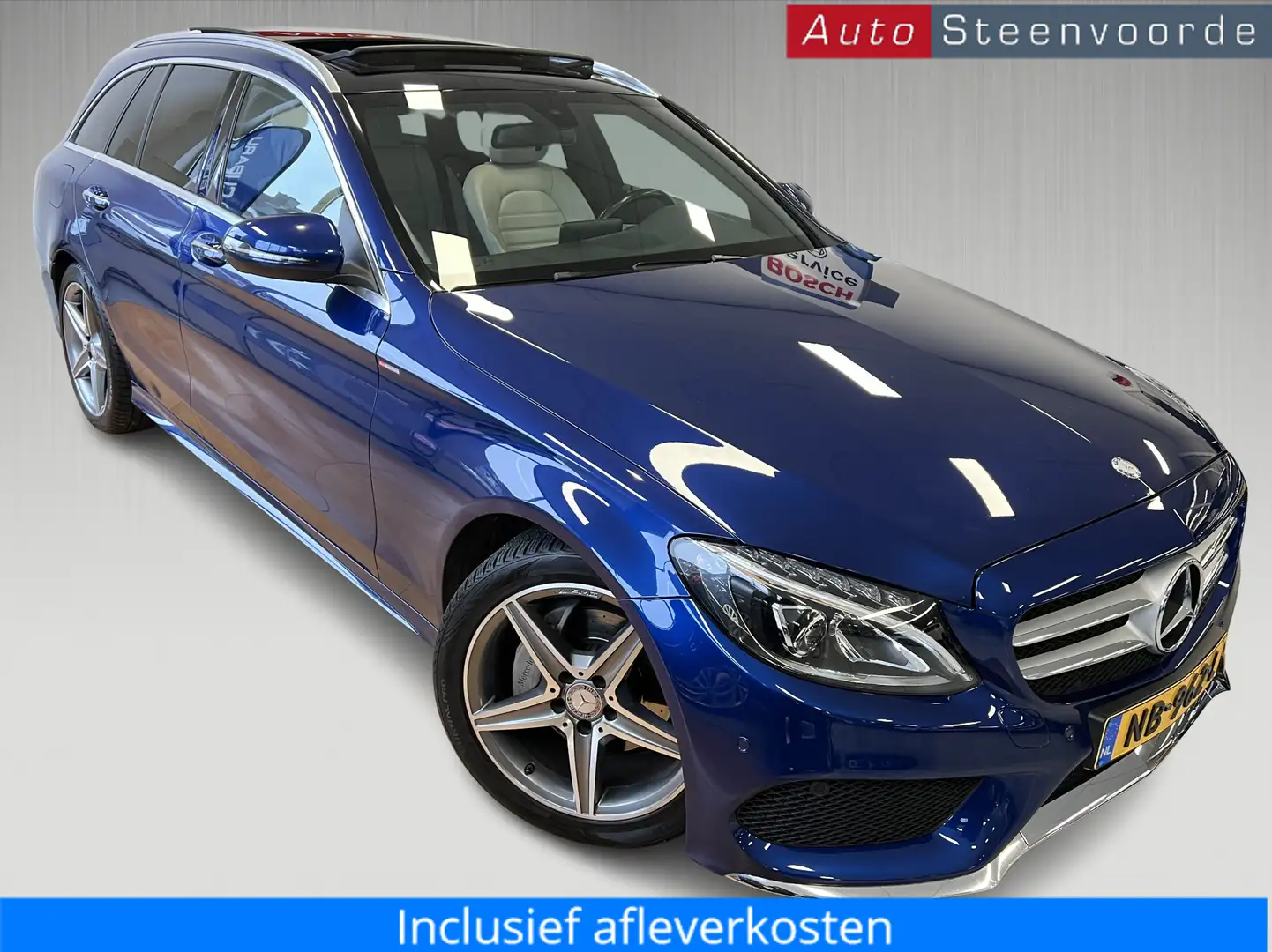 Mercedes-Benz C 180 Estate AMG Sport Edition I Burmester audiosysteem Blauw - 1