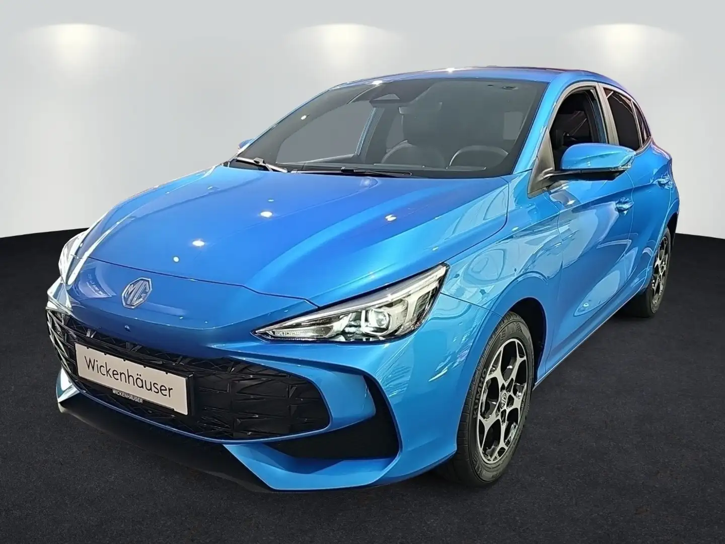 MG MG3 1.5 Hybrid+ Luxury SpurH KeyLess Leder PDC Blau - 2