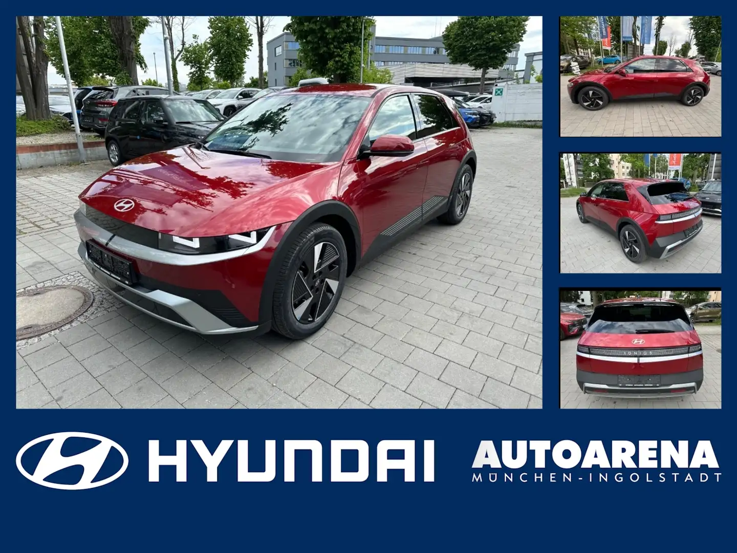 Hyundai IONIQ 5 Techniq Elektro PDC SpurH MATRIX Rosso - 1