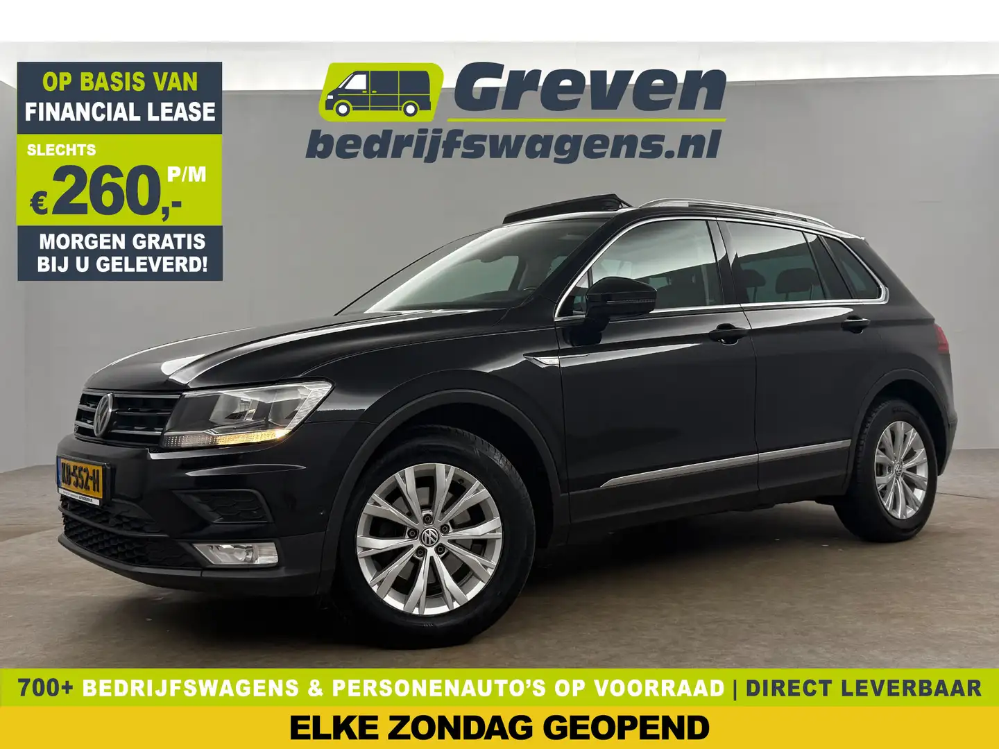 Volkswagen Tiguan 1.4 TSI Pano LED Camera Carplay Adaptive-Cruise Cl Nero - 1