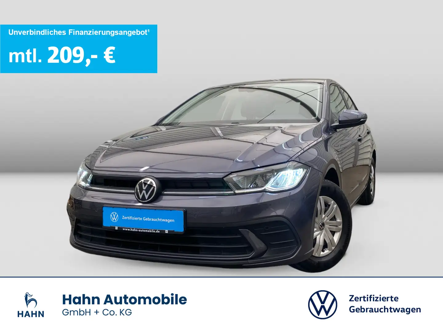 Volkswagen Polo 1.0 LED Klima PDC GRA Bluetooth Grau - 1