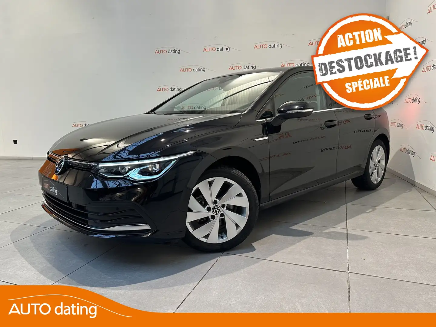 Volkswagen Golf 1.5 eTSI Style OPF DSG Noir - 1