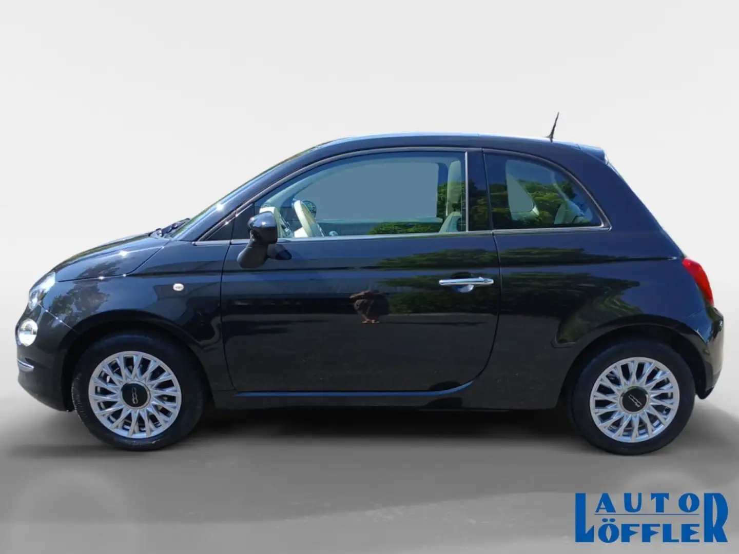 Fiat 500 Lounge KLIMA^ ZV^ Klima Panoramadach Fenster el. Noir - 2