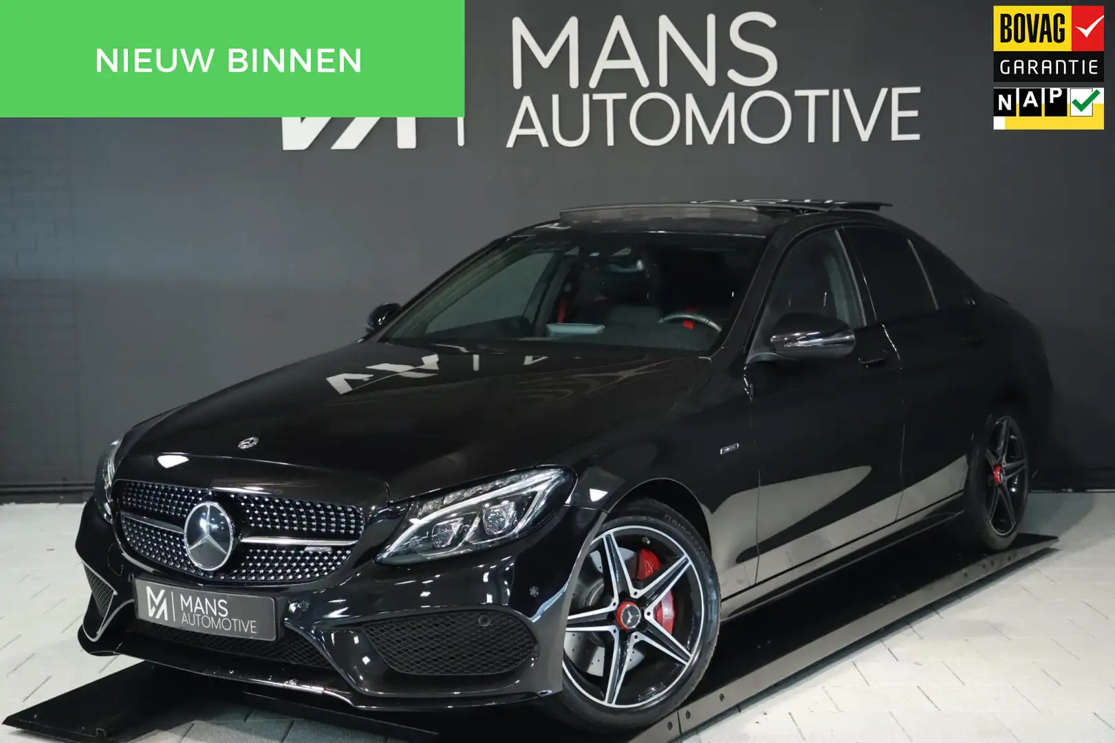 Mercedes-Benz C 450 AMG 4MATIC / PANO / BURMESTER / 2x MEMORY / CAMERA Zwart - 1