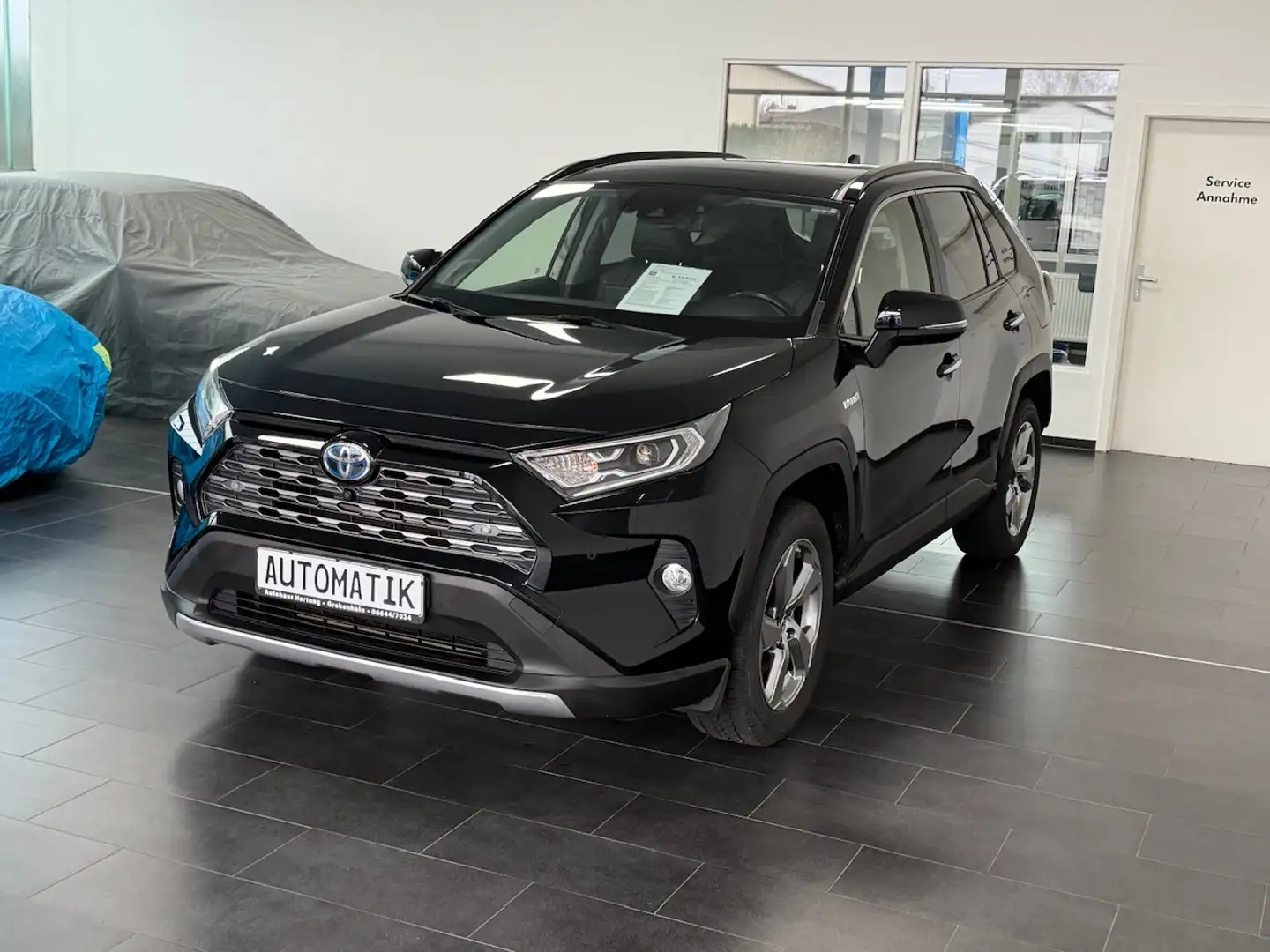 Toyota RAV 4 Hybrid 4x4 Lounge, Shzg, Alu, PDC, Kamera,Panorama Schwarz - 1