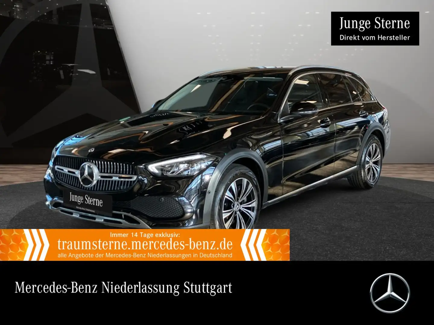 Mercedes-Benz C 220 d T 4M AVANTG+AHK+LED+KAMERA+KEYLESS+9G Schwarz - 1