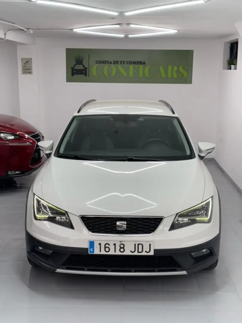 SEAT Leon ST 2.0TDI CR S&S FR 4Drive Blanco - 2
