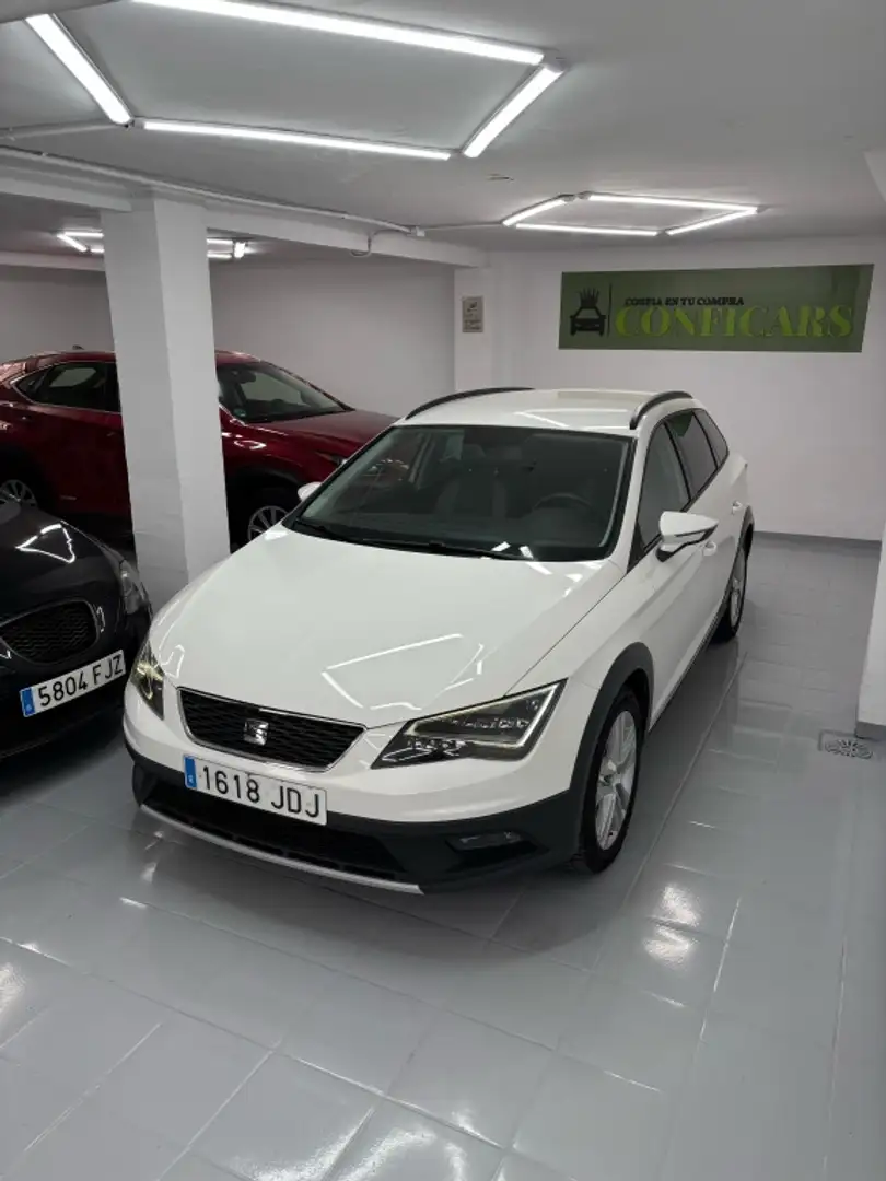 SEAT Leon ST 2.0TDI CR S&S FR 4Drive Blanco - 1
