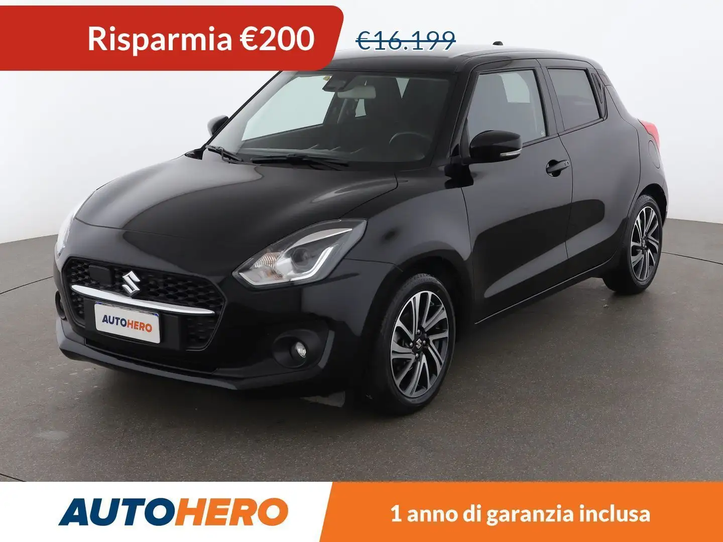 Suzuki Swift 1.2 DualJet Mild-Hybrid Top MHEV Zwart - 1