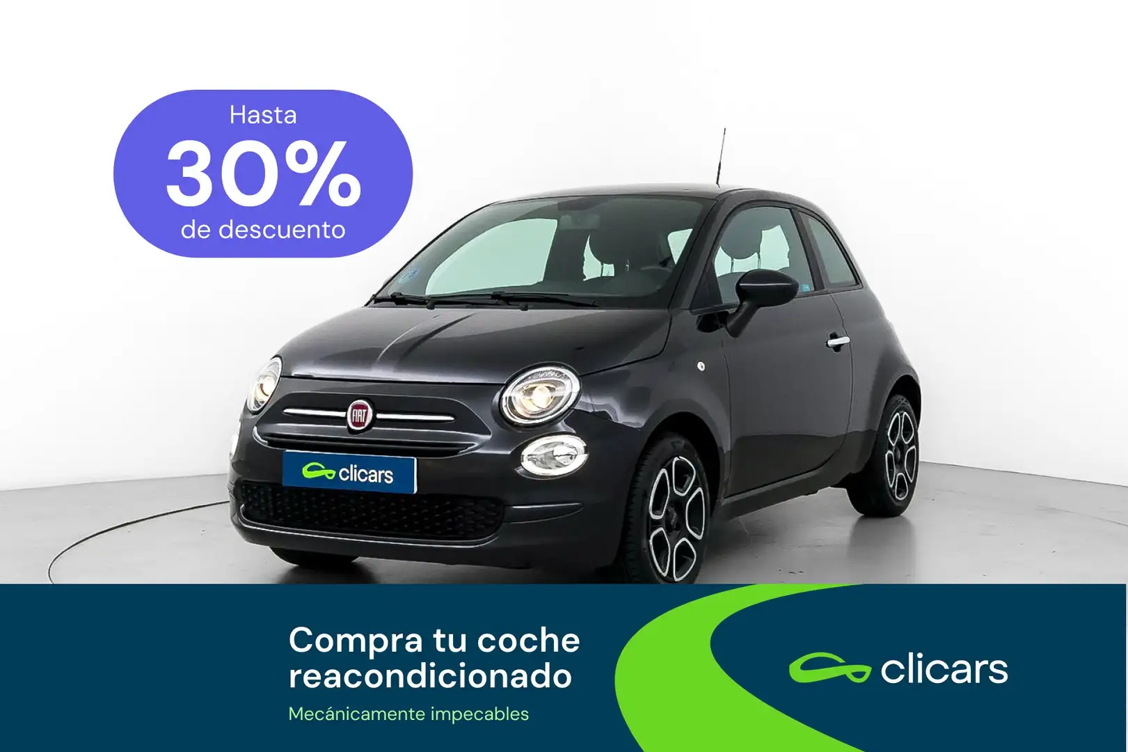 Fiat 500 1.0 Hybrid Dolcevita 52kW Negro - 1