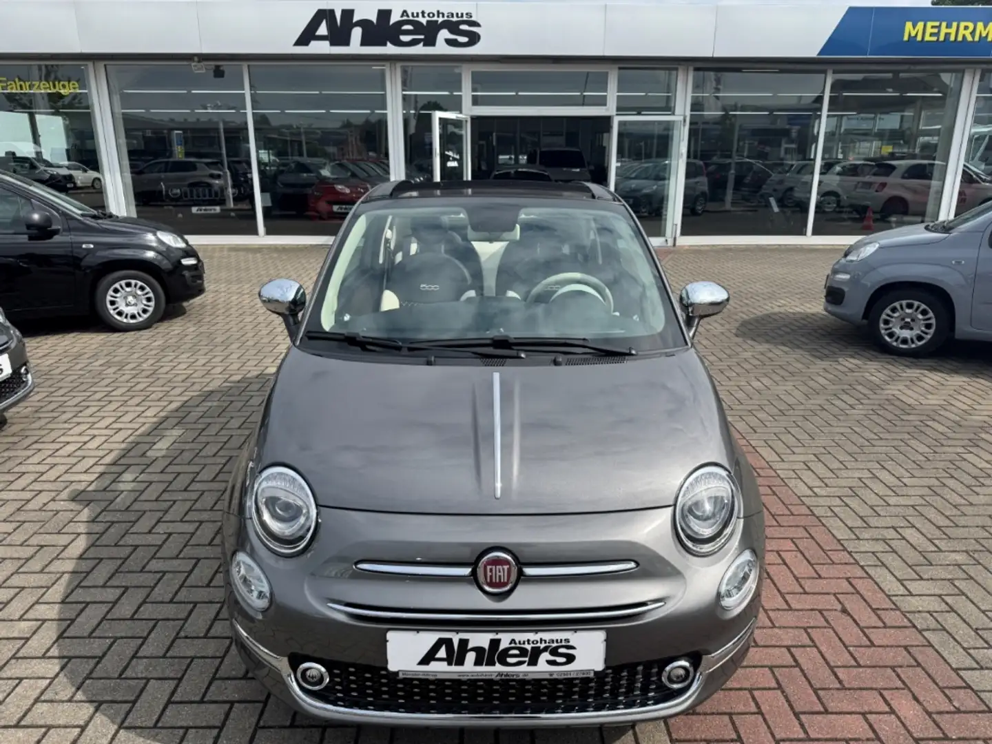 Fiat 500C Dolcevita+NAVI+ALLWETTER+KLIMAAUTO+PDC+16ZOLL+TEMP Grau - 2