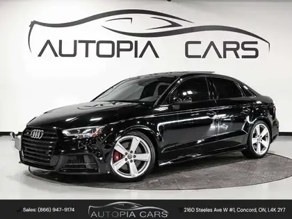 Black 2018 Audi S3 Sedan Automatic