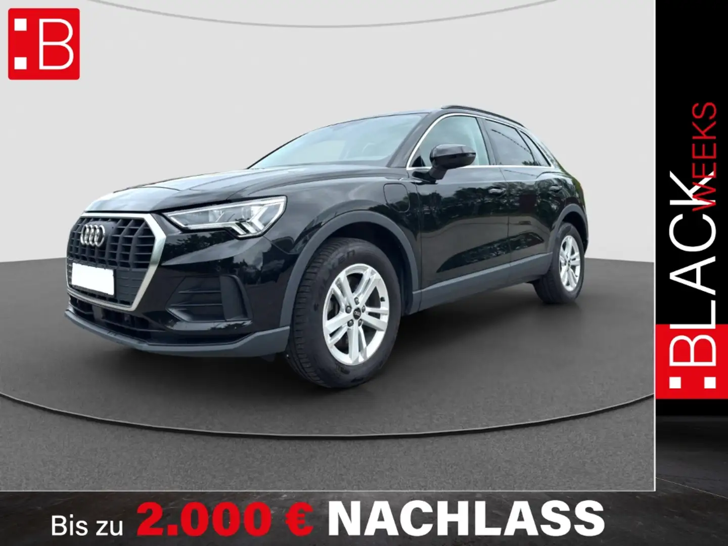 Audi Q3 1.4 TFSI e-Hybrid S tronic 45 AHK REAR VIEW NAVI Schwarz - 1