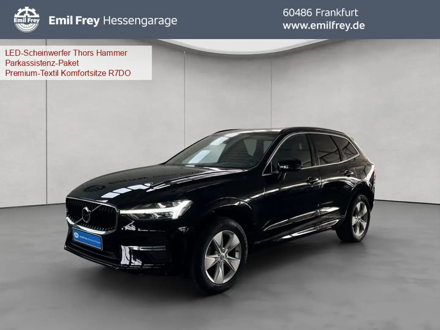 Volvo XC60 XC60 B4 Core Aut Google-Maps LED AHK 1. Hand Schwarz - 1