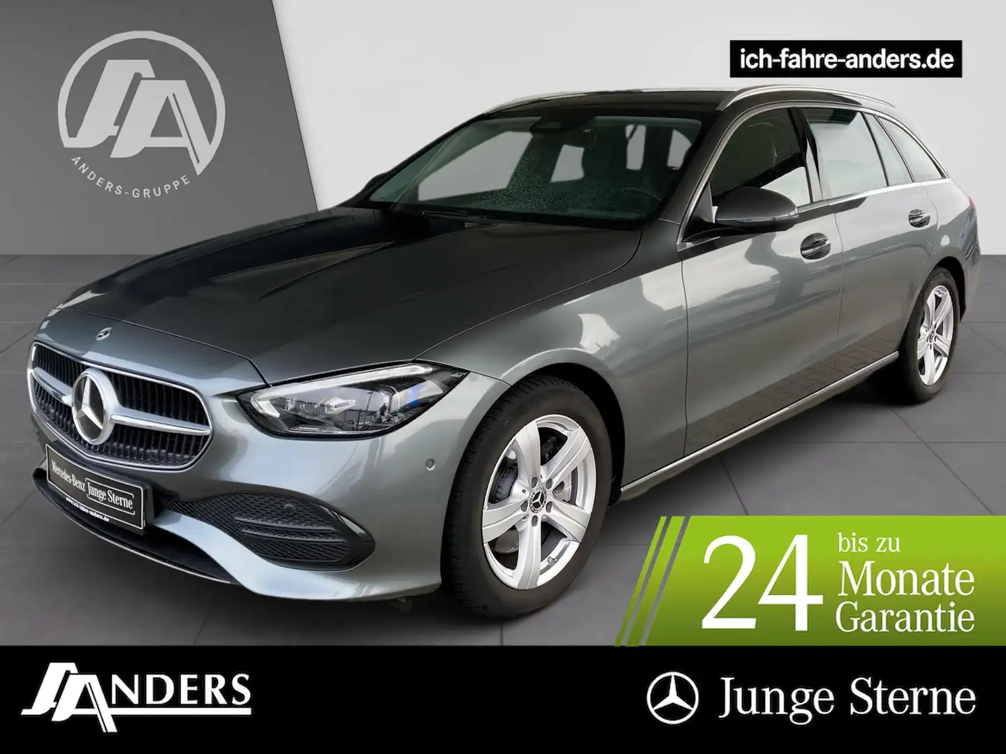 Mercedes-Benz C 300 d T Avantgarde+MBUX+LED+Kam+EASY-P+Standhz Grau - 1