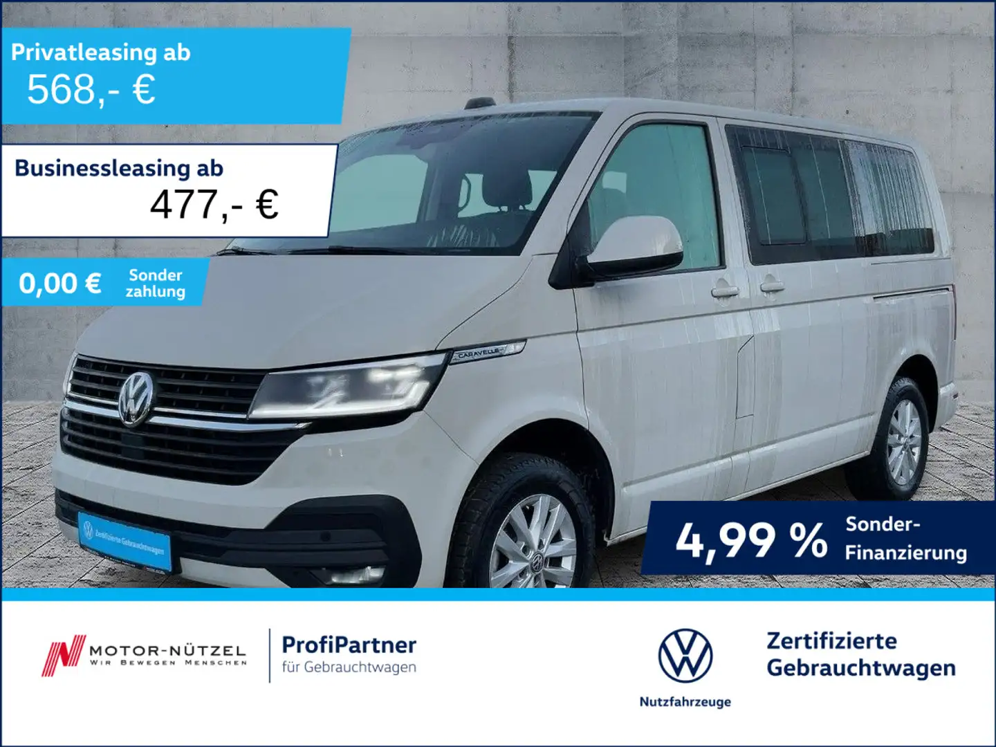 Volkswagen T6.1 Caravelle 2.0 TDI 3JG+LED+NAV+ACC+SHZ+2xPDC Grau - 1