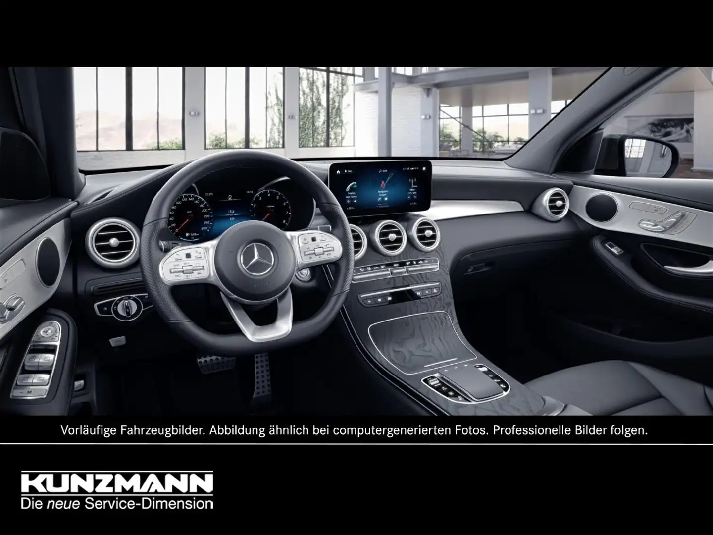 Mercedes-Benz GLC 300 de 4M AMG Night Panorama Memory Distronic Zilver - 2
