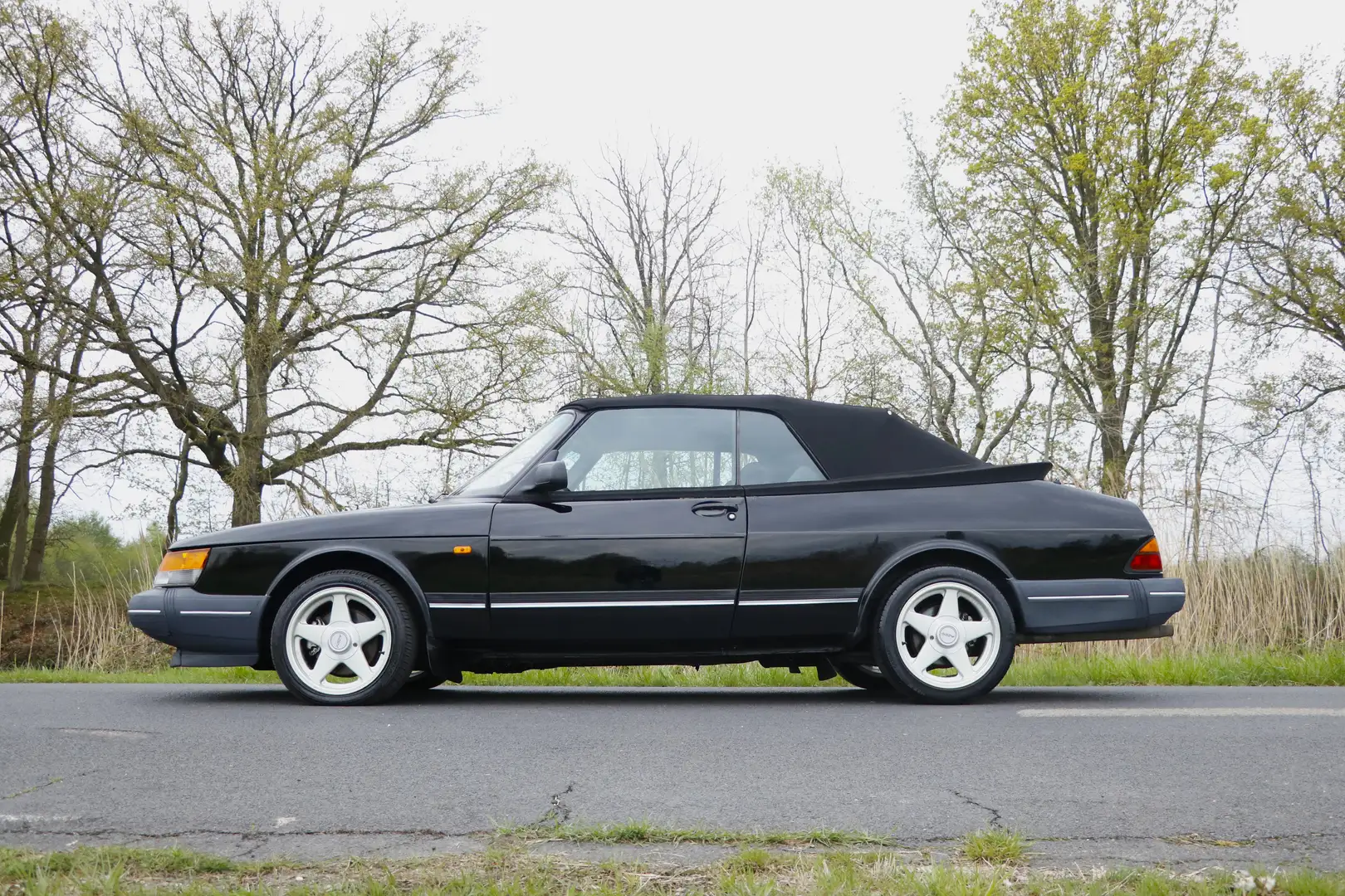 Saab 900 S Cabrio Top Zwart - 2