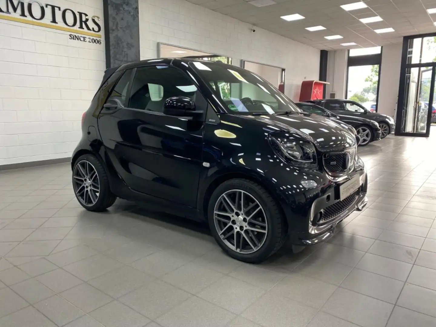 smart brabus 0.9 Turbo 109 cv twinamic cabrio Xclusive Nero - 1