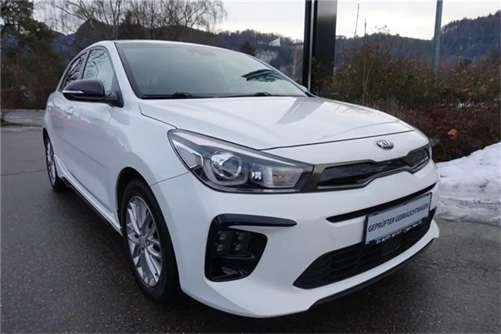 Kia Rio 1,0 TGDI GT-Line ISG Weiß - 1