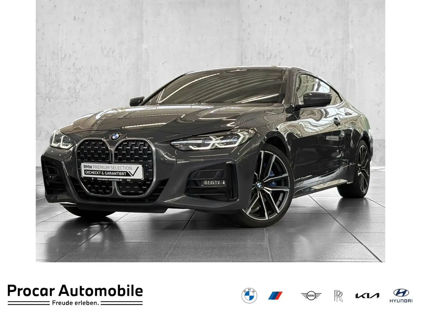 BMW 420 d xDrive Coupé M Sport DA Prof PA+ Laser HuD Grau - 1