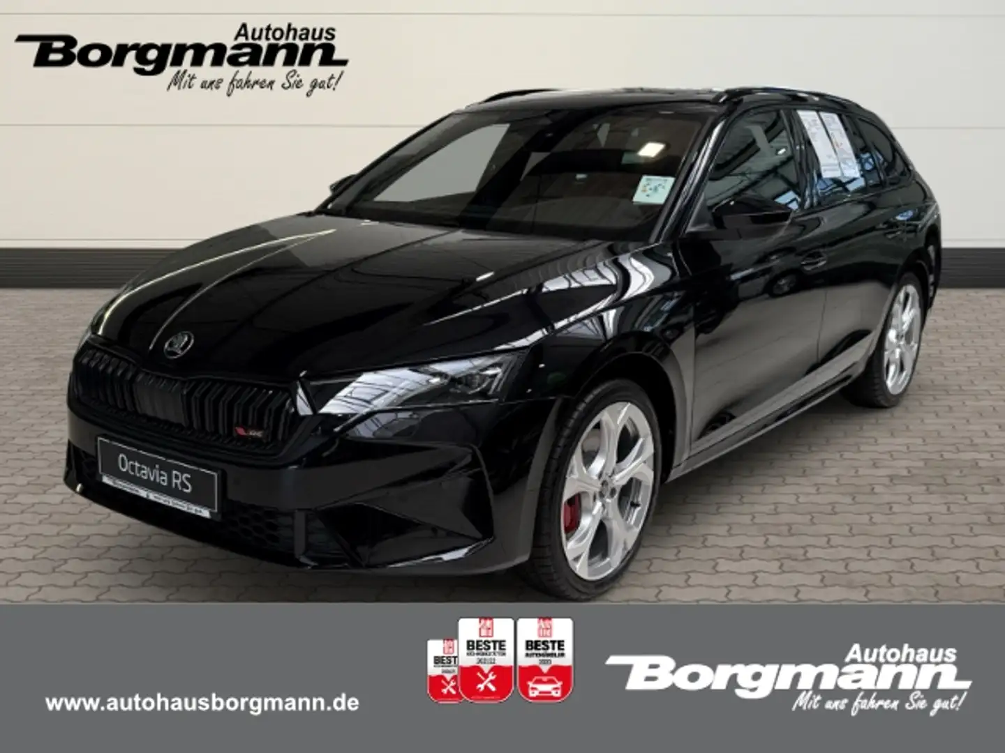 Skoda Octavia Combi RS 2,0TSI 195kW 7-Gang DSG AHK-klappbar El. Noir - 1