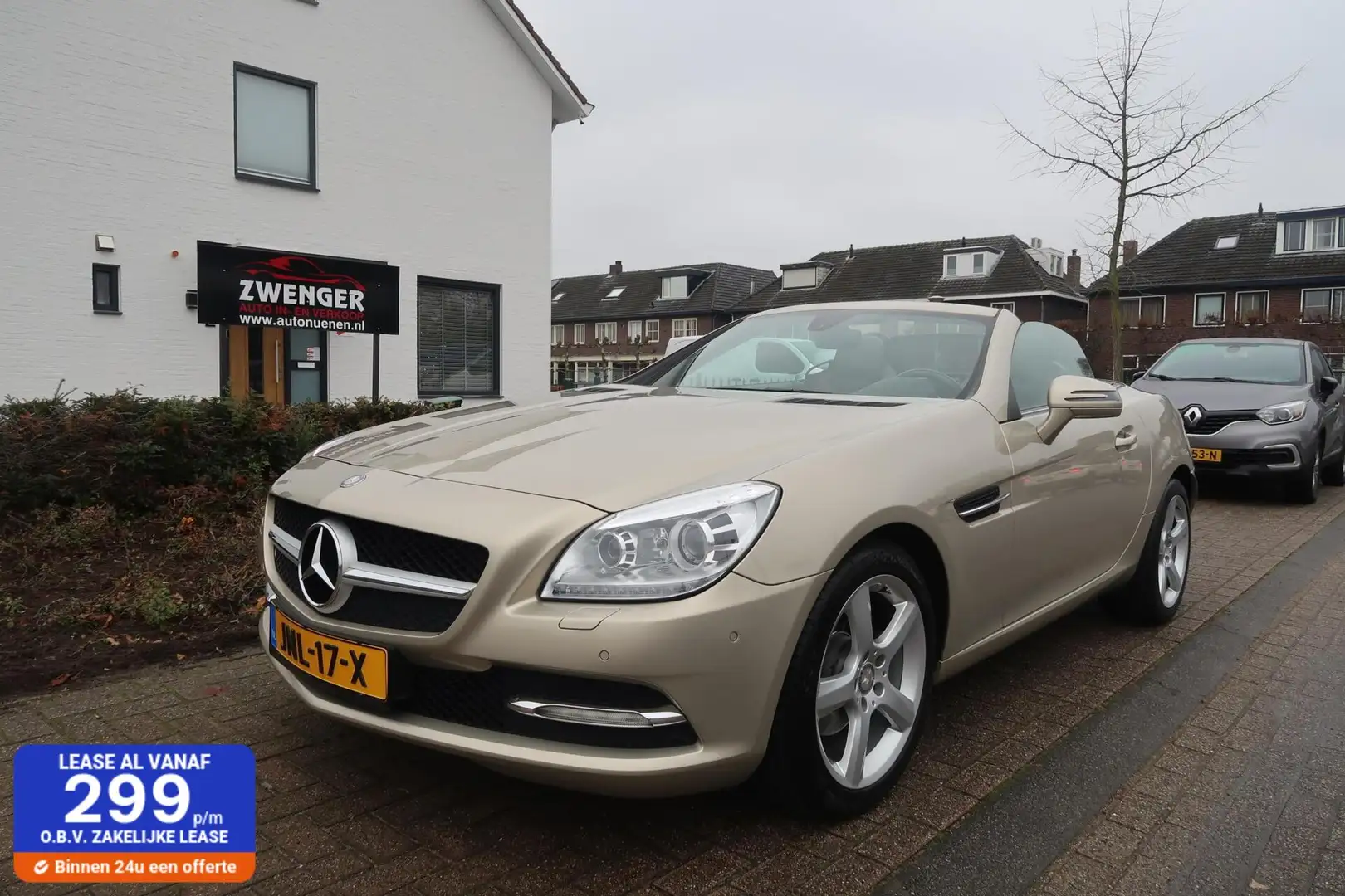 Mercedes-Benz SLK 200 Aut CARPLAY|XENON-LED|NAVIGATIE|AIRSCARF|AIRCO|PDC Beige - 1