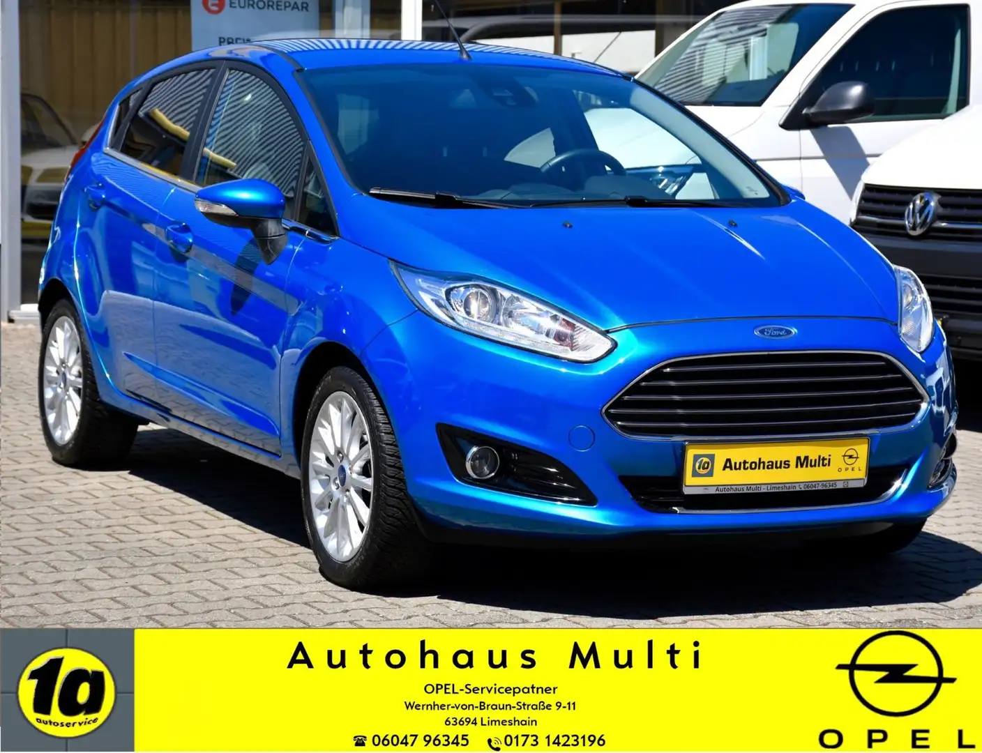 Ford Fiesta Individual 5-trg. Klima PDC T-Leder Sitzh Blau - 1