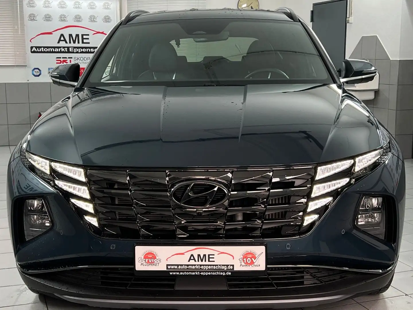 Hyundai TUCSON Premium 1.6 CRDi DCT *Krell|4WD|360°|DAB* Blau - 2