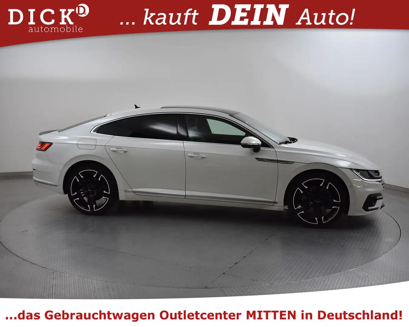 Volkswagen Arteon 2.0d 4M DSG 2X R-Line PANO+VIRTU+360+20" Weiß - 2