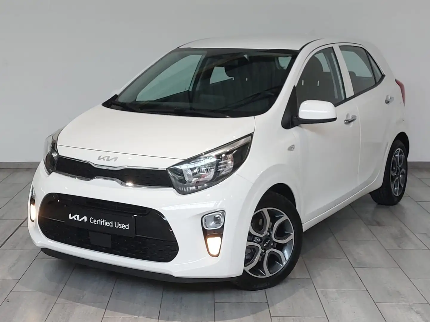 Kia Picanto PULSE 1.0i AMT ISG 67CV AUTO *GPS*FAIBLE TAXE* Blanc - 1