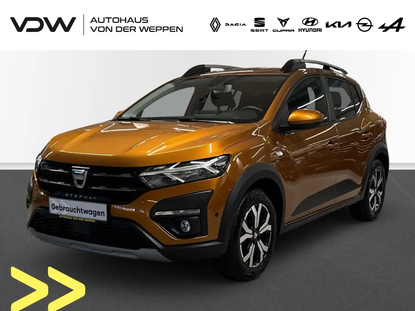 Dacia Sandero III Stepway Comfort Klima Navi Rückfahrkamera Orange - 1