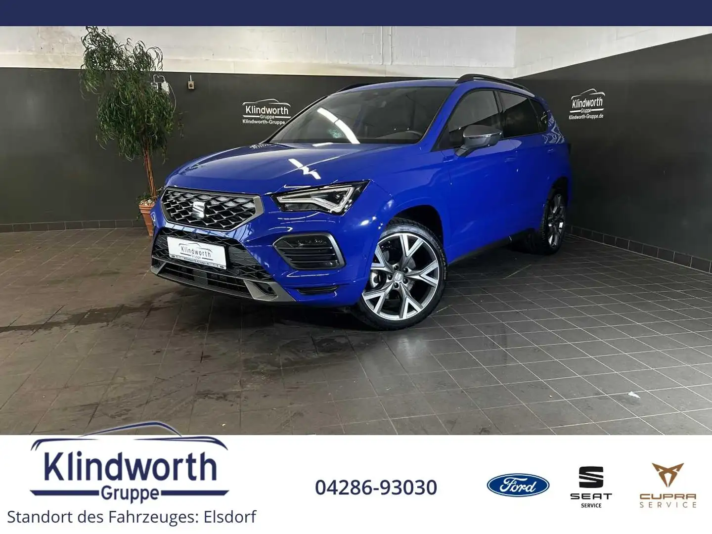 SEAT Ateca 2.0 TDI DSG FR +AHK+Pano+Standh.+BEATS Blau - 1