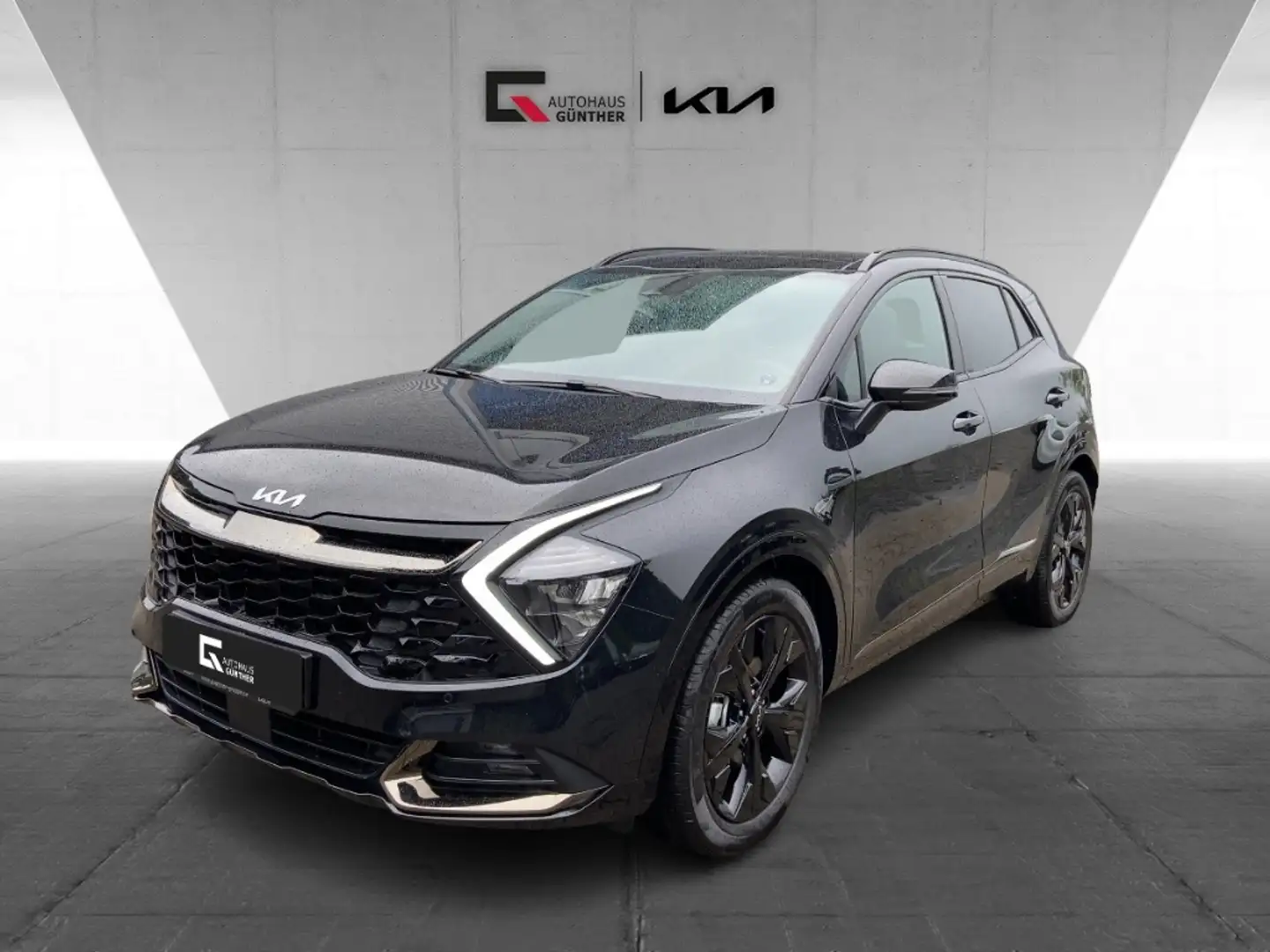 Kia Sportage Nightline Edition 1.6 T-GDI MHEV DCT Glasd. Zwart - 1