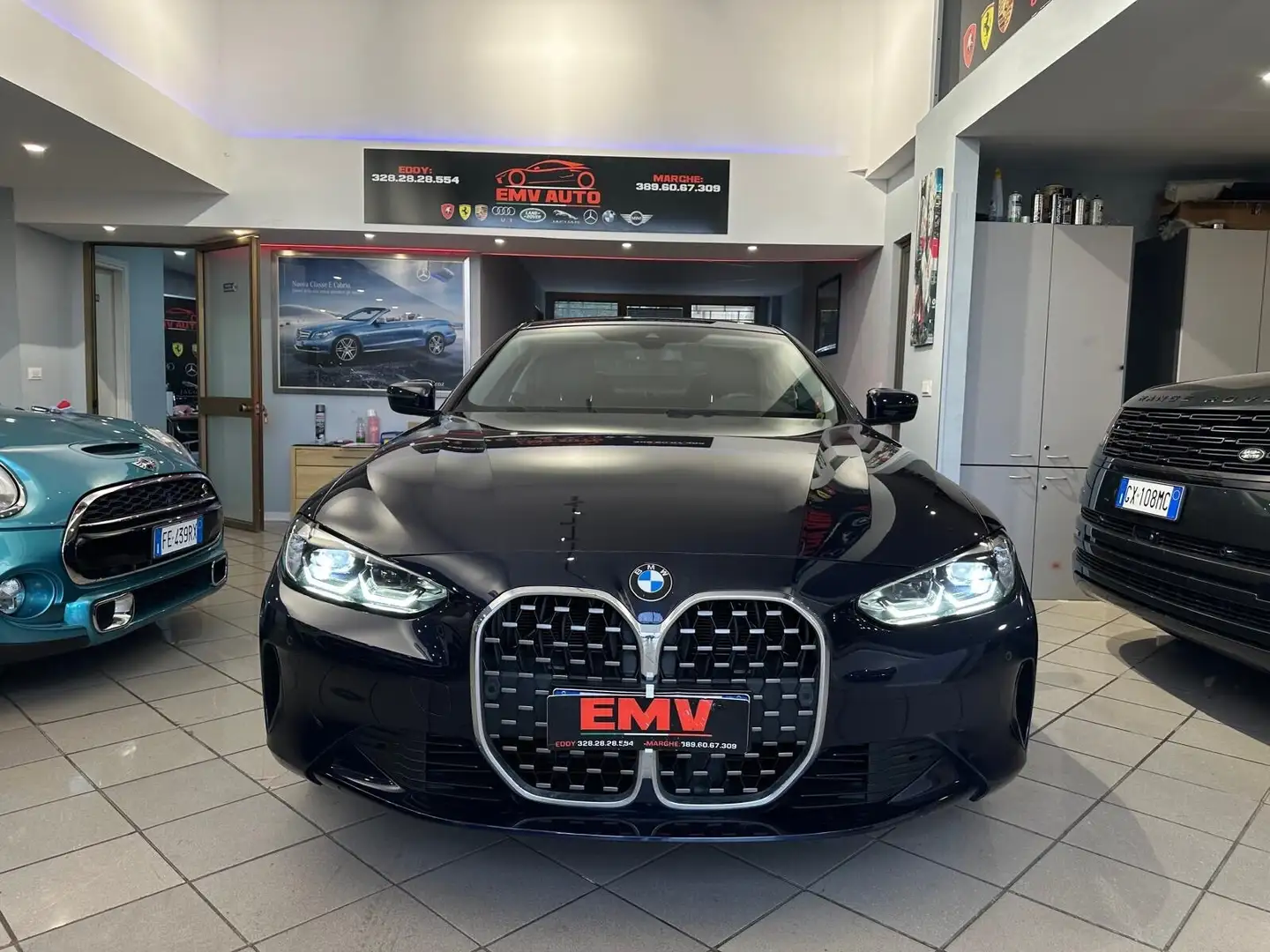 BMW 420 420d Coupé Msport Grijs - 2