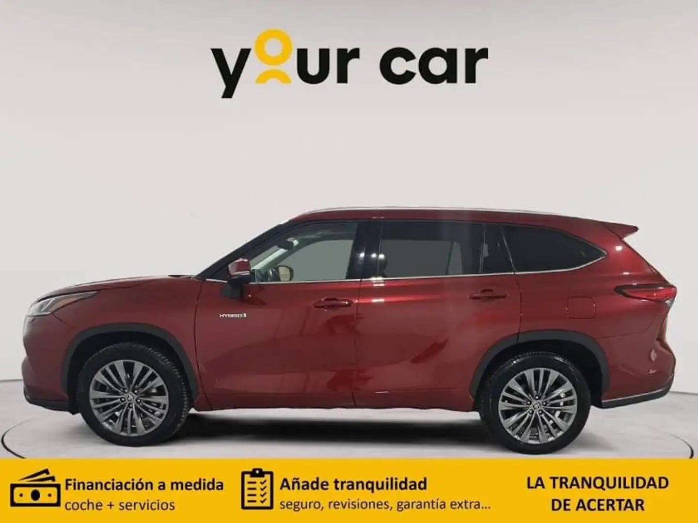 Toyota Highlander 2.5 hybrid Luxury Pintura especial Rouge - 2