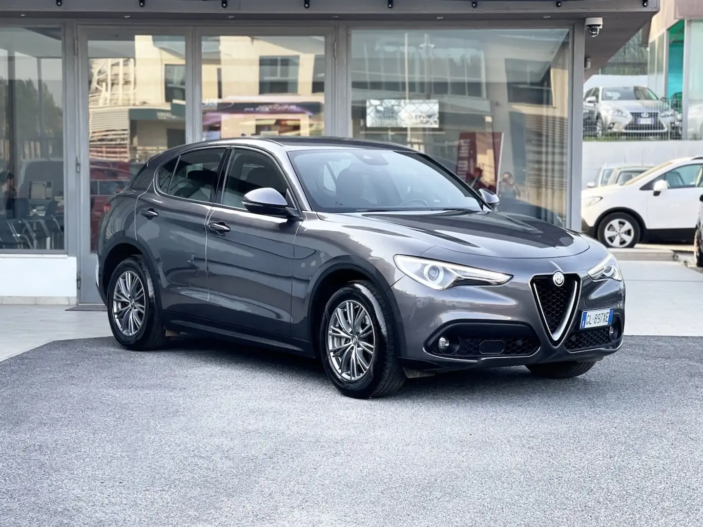 Alfa Romeo Stelvio 2.2 Diesel 160CV E6 Automatica - 2022 Grigio - 1