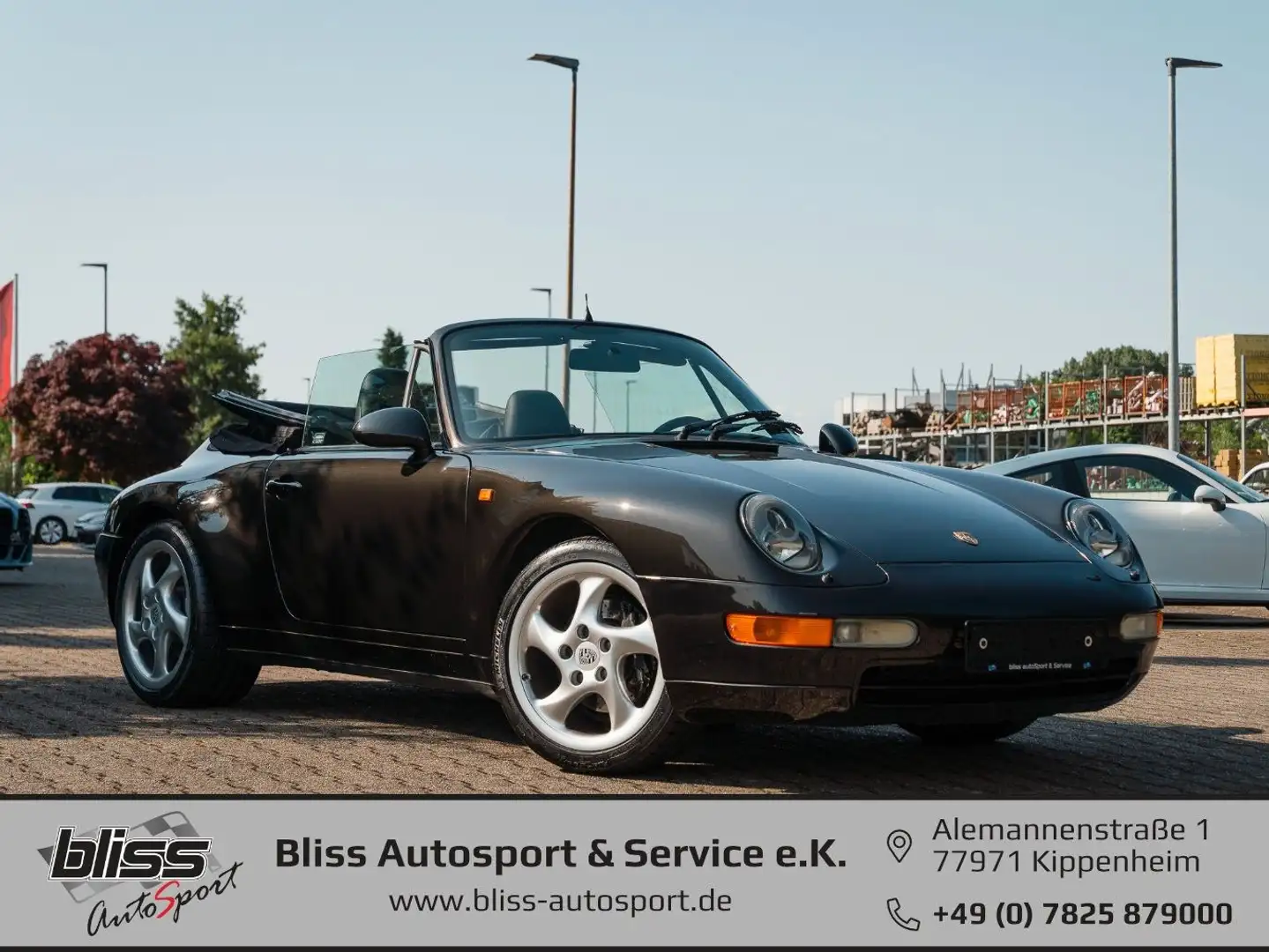 Porsche 993 Carrera Cabriolet Negro - 1